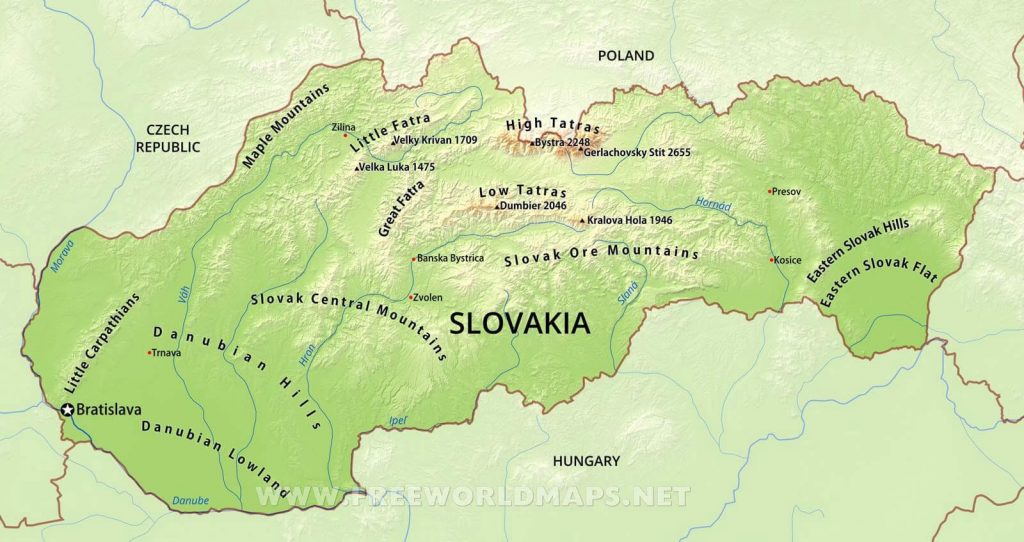 Slovakia-map