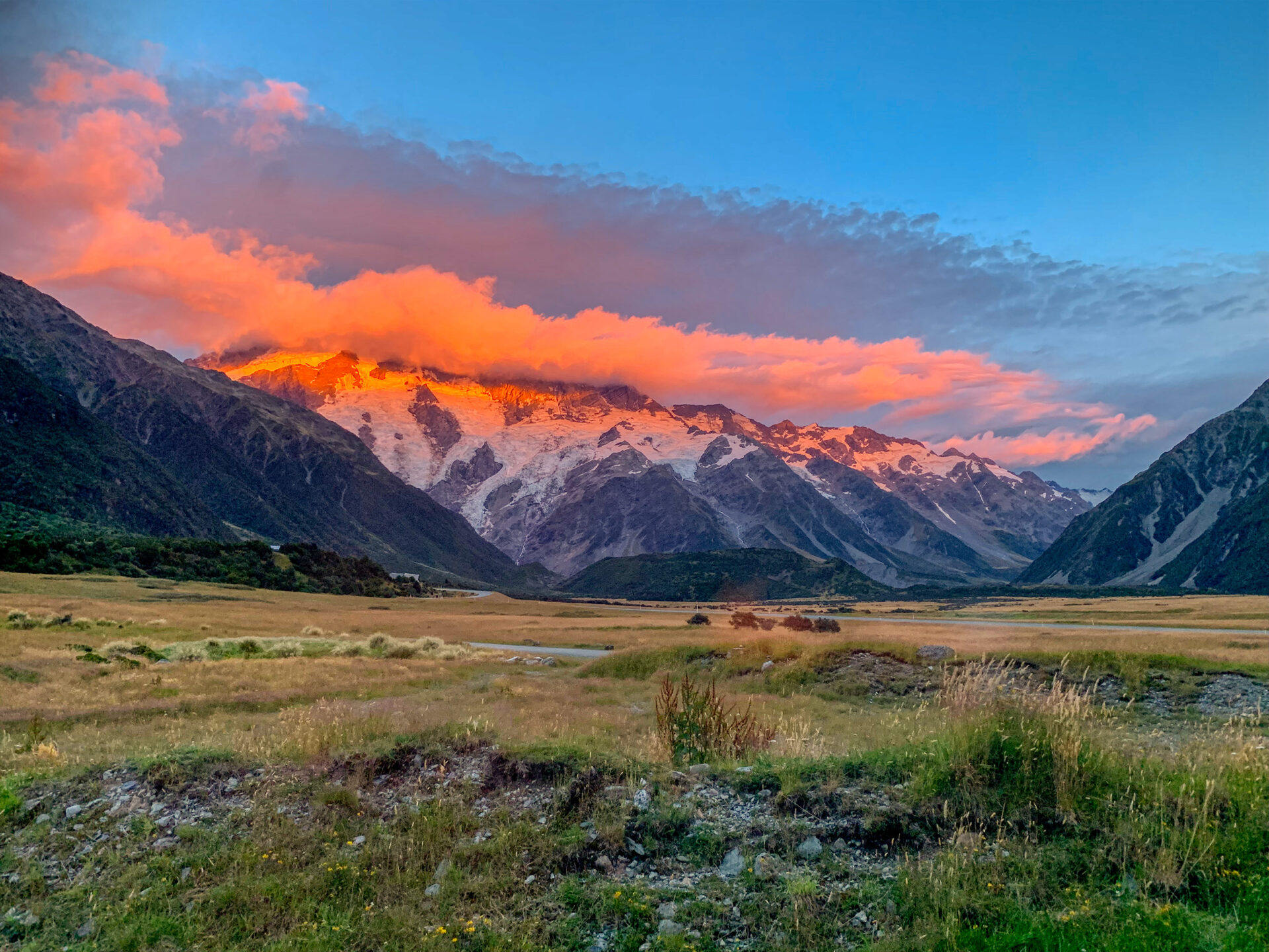 Mt Cook Alpenglow